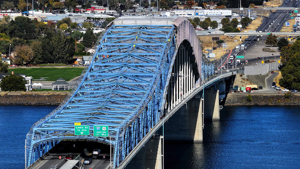 When will blue bridge painting project finish? DOT says soon | Tri